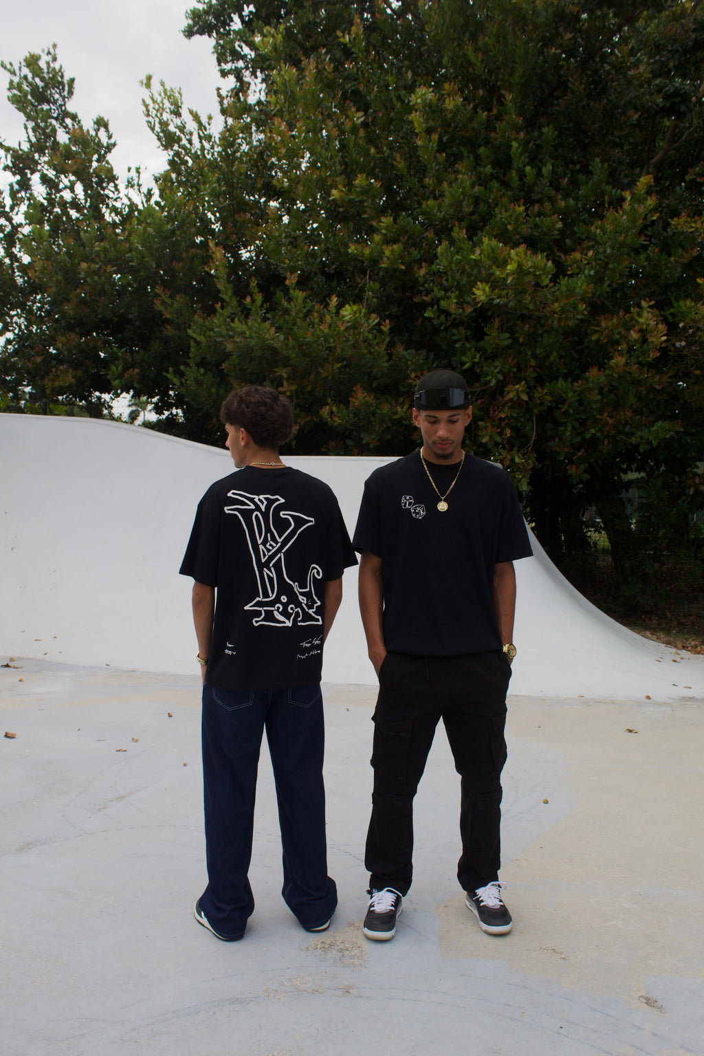 LK and Dice Black T-shirt