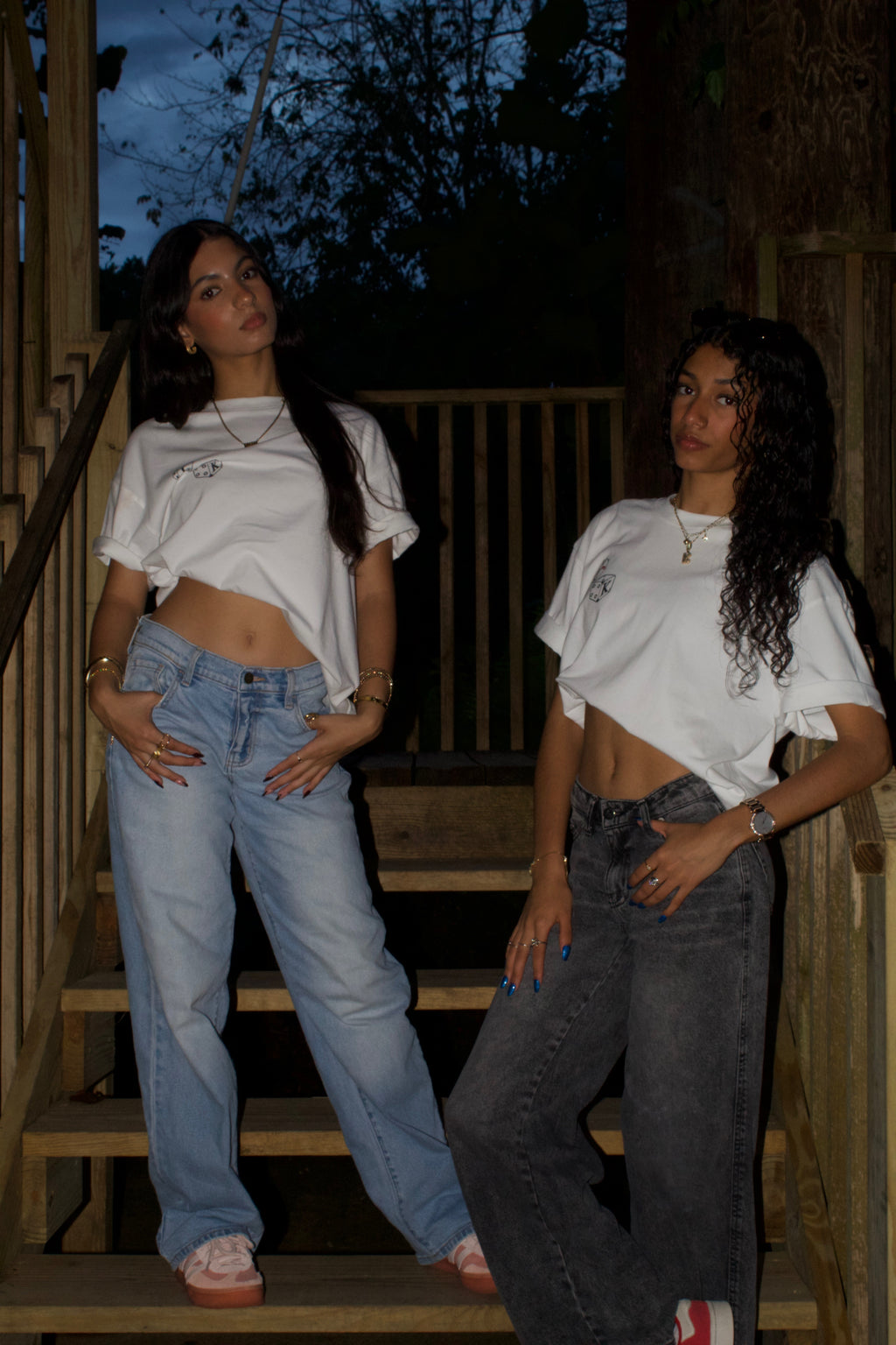 LK and Dice White T-shirt