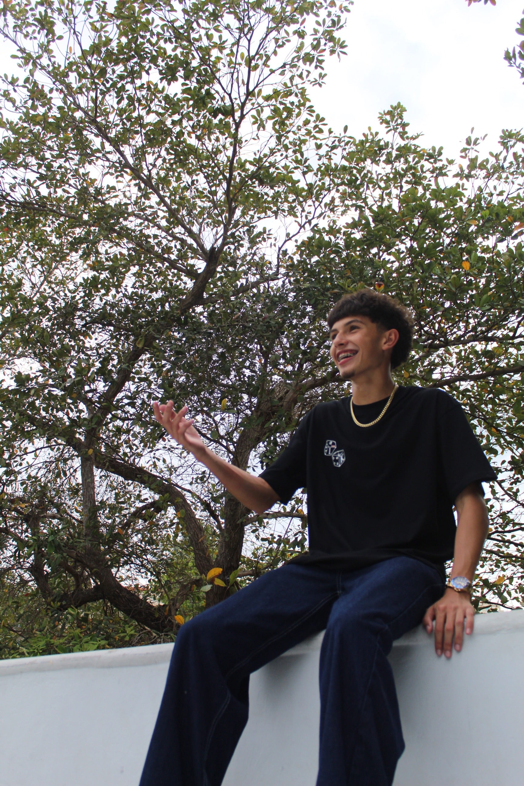 LK and Dice Black T-shirt