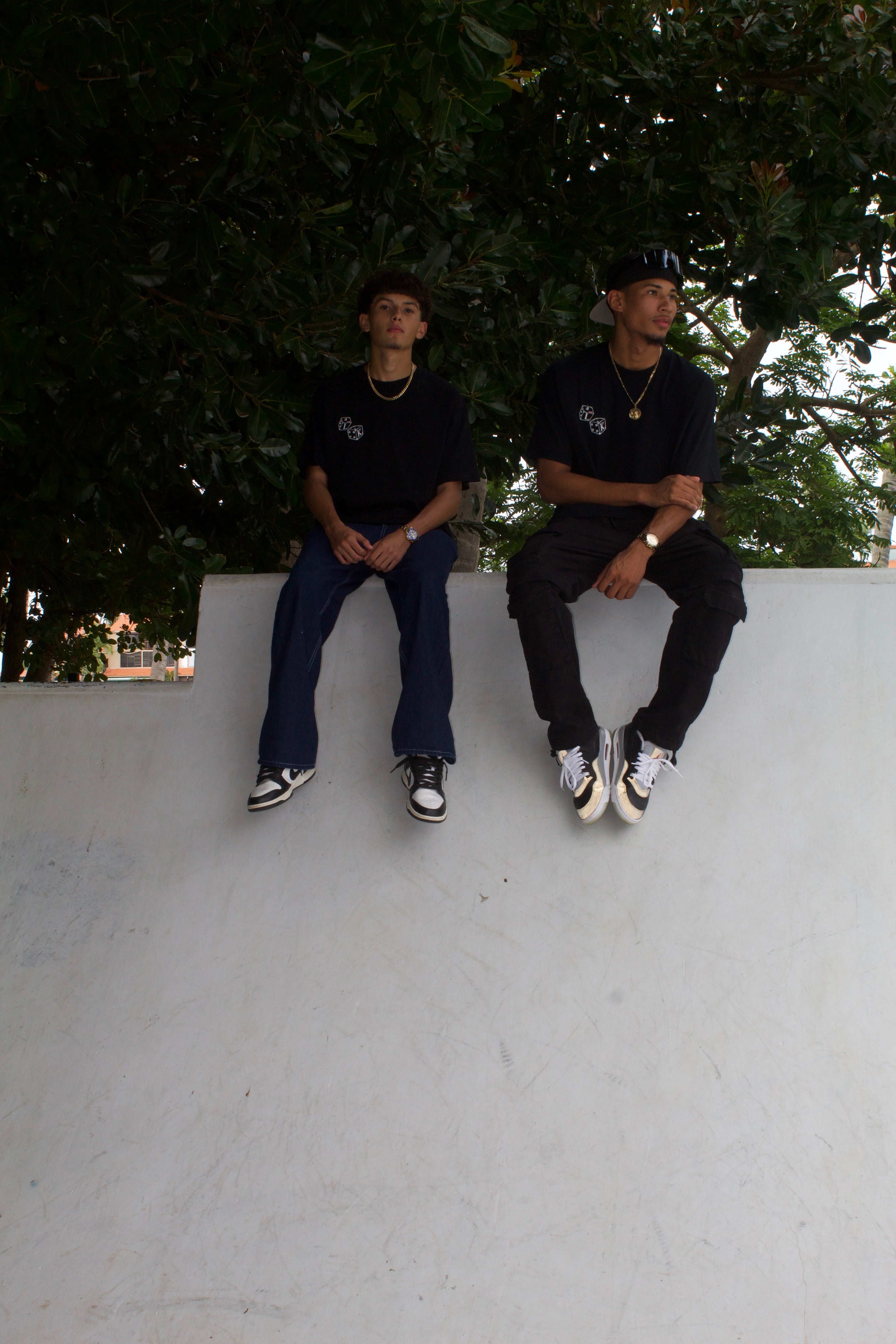 LK and Dice Black T-shirt