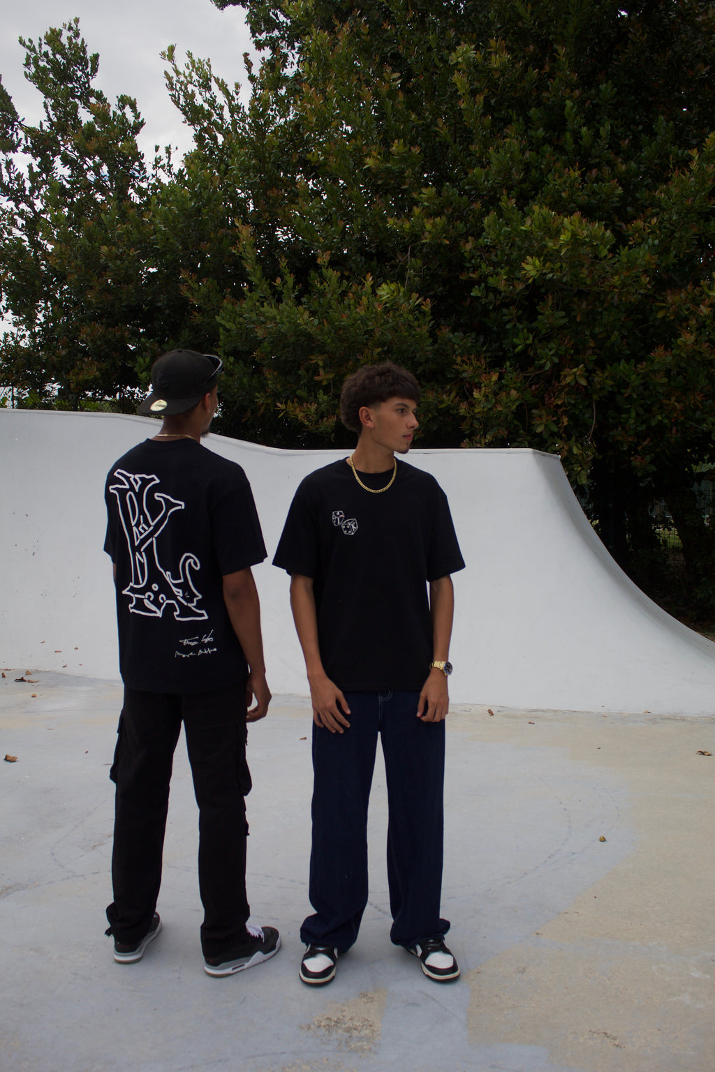 LK and Dice Black T-shirt