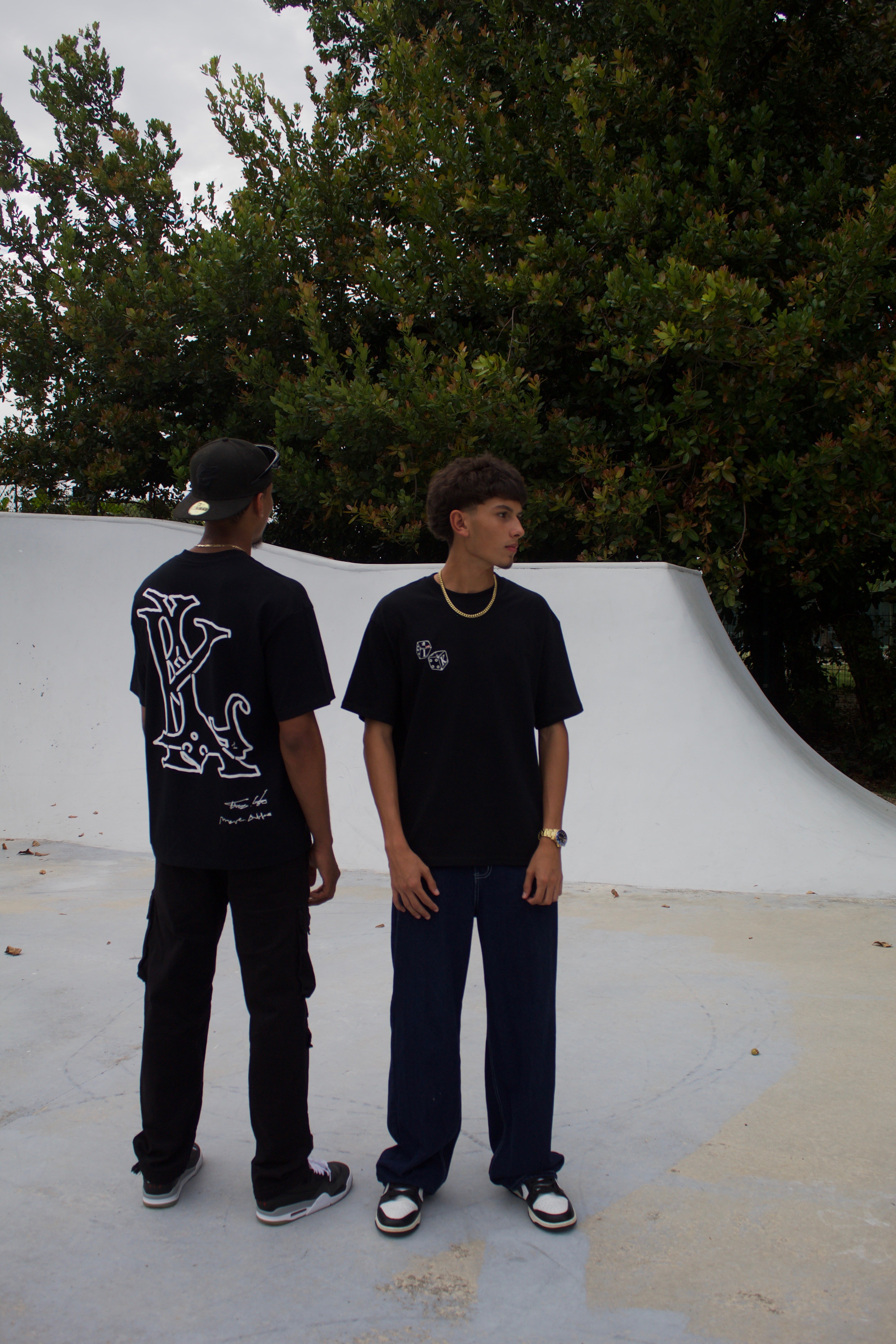 LK and Dice Black T-shirt