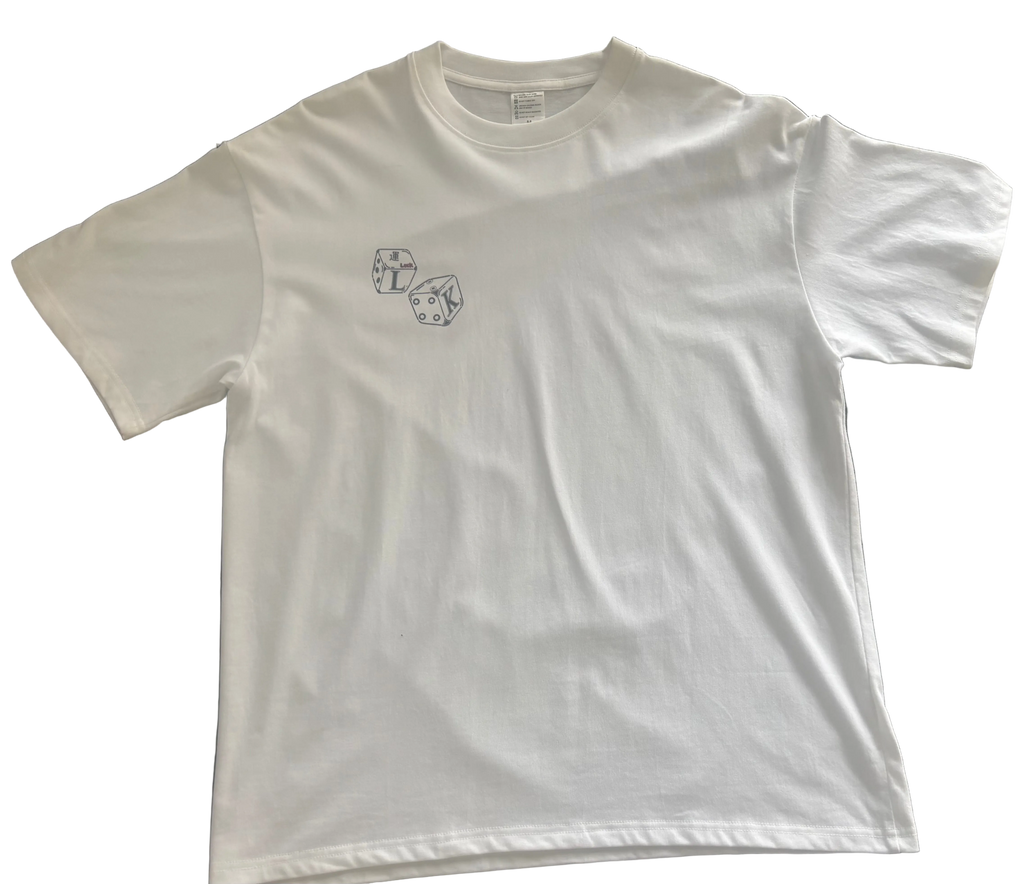LK and Dice White T-shirt